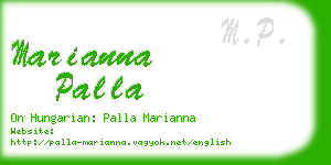 marianna palla business card